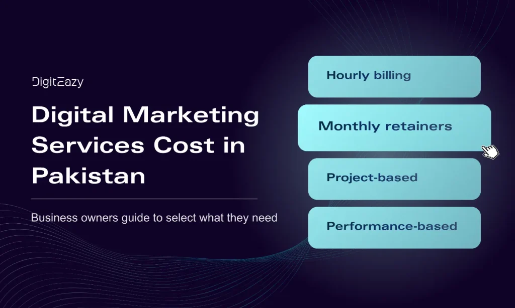 digital marketing services cost pakistan in 2026 - a guide by digiteazy for business owners confused what to choose and what not to